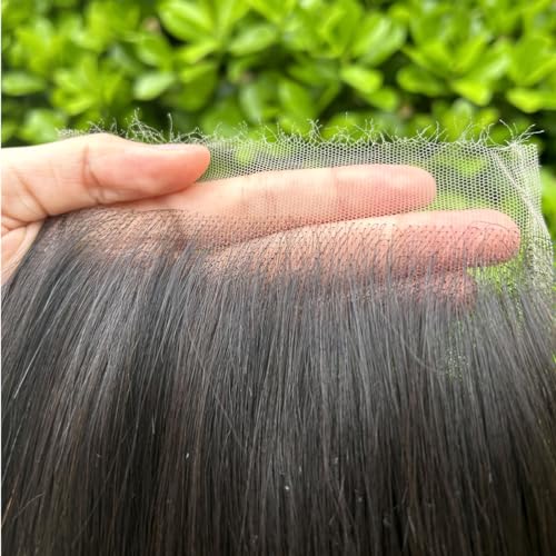 5x5 SKINLIKE Real HD Lace Closure Straight Human Hair 0.095mm Ultra-thin hd lace Closure with Tiny knots Brazilian Virgin Human Hair Free Part Closure pre plucked with Natural Hairline, 16inch