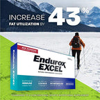 Pacific Health Endurox Excel Natural Performance Supplement, Increases Metabolism & Builds Endurance with Ciwujia (Ginseng) Root - 60 Caps