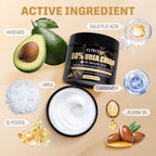 60% Urea Cream with 2% Salicylic Acid, Urea Cream 60 Percent For Feet Maximum Strength, Urea Lotion For Feet and Hand for Rough, Dry, Thick & Cracked Skin, Deep Moisturizing and Callus Removing-150g