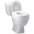 Carex Toilet Seat Riser, 5.5 Inch, Toilet Seat Risers for Seniors, Raised Toilet Seat, Supports 300lbs, Slip-Resistant, Toilet Riser, Elevated Toilet Seats