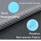 125PCS Disposable Nail Art Table Towels Mat 13" X 17" Waterproof 3 Ply Nail Art Mat Paper Sheet Clean Pads Tattooing Table Mat Nail Table Cover Tattoo Supplies (Black)