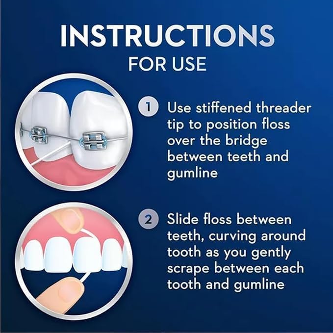 Threader Floss, 30-Count: 6 envelopes of 5 threaders (Value Pack of 3)