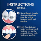 Threader Floss, 30-Count: 6 envelopes of 5 threaders (Value Pack of 3)