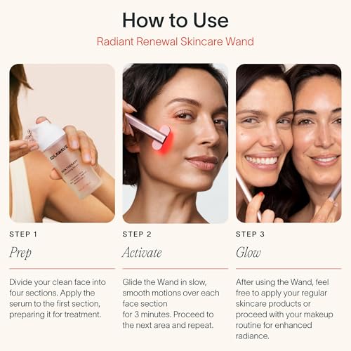 Solawave Wand Skin Therapy Activating Serum | Hyaluronic Acid and Peptides | Enhance Skincare Device Results | Hydrating Microcurrent Galvanic Current | Wrinkle Smoothing