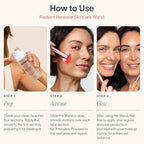 Solawave Wand Skin Therapy Activating Serum | Hyaluronic Acid and Peptides | Enhance Skincare Device Results | Hydrating Microcurrent Galvanic Current | Wrinkle Smoothing