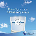 Febreze Scented Air Freshener Candle, Linen and Sky, Home Fragrance, Odor Eliminator for Strong Odors, 6.3 Oz (4 Count)