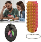 Little Ouchies Fidget, Pocket Mini Fidget Toy for Adults, Pain Stim Fidget, 3D Printed Venting Key Pendant, 5pcs Spiky Grippie Stim Keychain for Anxiety Relief Positive, Novelty Gifts for Friends