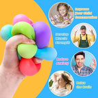 36 Pack Slow Rising Stress Cube, Dough Stress Balls Squishy Fidget Toys Bulk for Anxiety Relief, Soft Fidget Cube, Pull Stretch Squishy Toys for Classroom Prize, Party Favors for Kids Adults