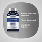 Piping Rock Alpha GPC 600 mg | 120 Capsules