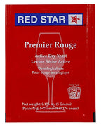 Red Star Premier Rouge formerly Pasteur Red Dried Wine Yeast (10 Packets)