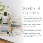 Bend Soap Company All Natural Handmade Goat Milk Soap for Dry Skin Relief, Unscented, 18 Oz, Pack of 4