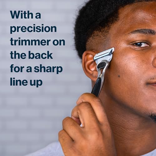 Gillette SkinGuard Razors for Men, 1 Razor Handle and 2 Razor Blade Refills, Designed for Men with Sensitive Skin, Razor Bumps, and Shaving Irritation
