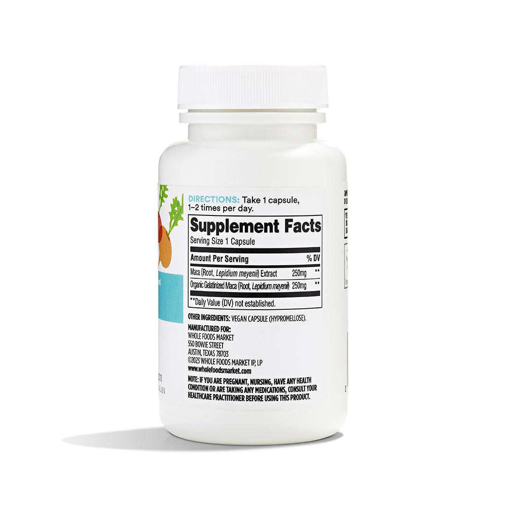 365 by Whole Foods Market Maca, 60 CT (Pack of 2)