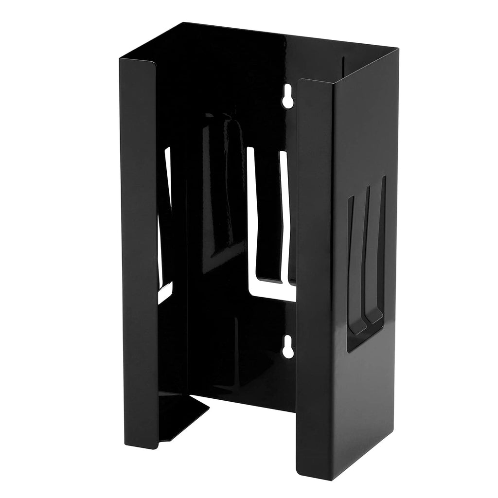 EMENTOL Magnetic Glove/Tissue Dispenser Holder Set, Black Glove Dispenser Wall Mount, Mount onto Tool Box or in Workshops