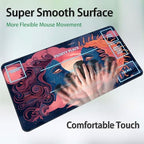 for MTG Game Playmat, for Magic TCG Rubber Play mat,Tabletop Card Playmats with Smooth Surface,Trading Card Inked Game Mat with White Zones,Battle Game,Art Sun and Moon