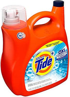 Tide Ultra Concentrate, OXI Advanced Power,Extra Stain Removel for Whites & Color Liquid Laundry Detergent - 165 oz, 89 Loads