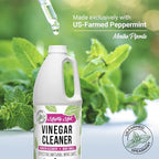 Mighty Mint Vinegar Cleaner, Non-Toxic, All-Purpose Cleaning for Household Surfaces, Natural Mint Scent, 32oz