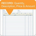 Adams Order Book, Carbonless, White/Canary/Pink, 3-Part, 8-3/8 x 10-11/16 Inches, 50 Sets (TC8100)