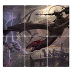 Magic The Gathering The Lord of The Rings: Tales of Middle-Earth Scene Box - Flight of The Witch-King (6 Scene Cards, 6 Art Cards, 3 Set Boosters + Display Easel)