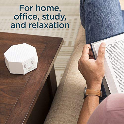 LectroFan White Noise Machine with 10 Fan and 10 White Noise Options, White (FFP)