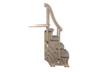 Confer Plastics Curve CCX-AG Drop in Above Ground Pool Step with Grey Treads - Base Step