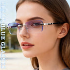 Clarity Blue Glasses, Unisex Automatic Adjustment glasses, Blue Light Blocking Glasses, Clarity Glasses, Relieve Eye Fatigue Symptoms Caused By Electronic Screens, With An Elegant Glasses Case