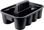 Rubbermaid Commercial Products Deluxe Carry Caddy for Take-Out Coffee/Soft Drinks Postmates/Uber Eats/Food Delivery Cleaning Products Sports/Water Bottles Black