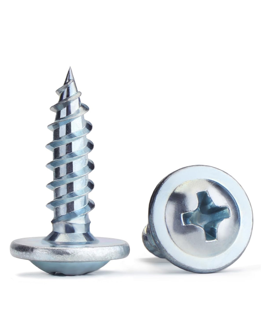 Wood Screws,#8×5/8 inch 350Pcs Silver Phillips Truss Head Screws