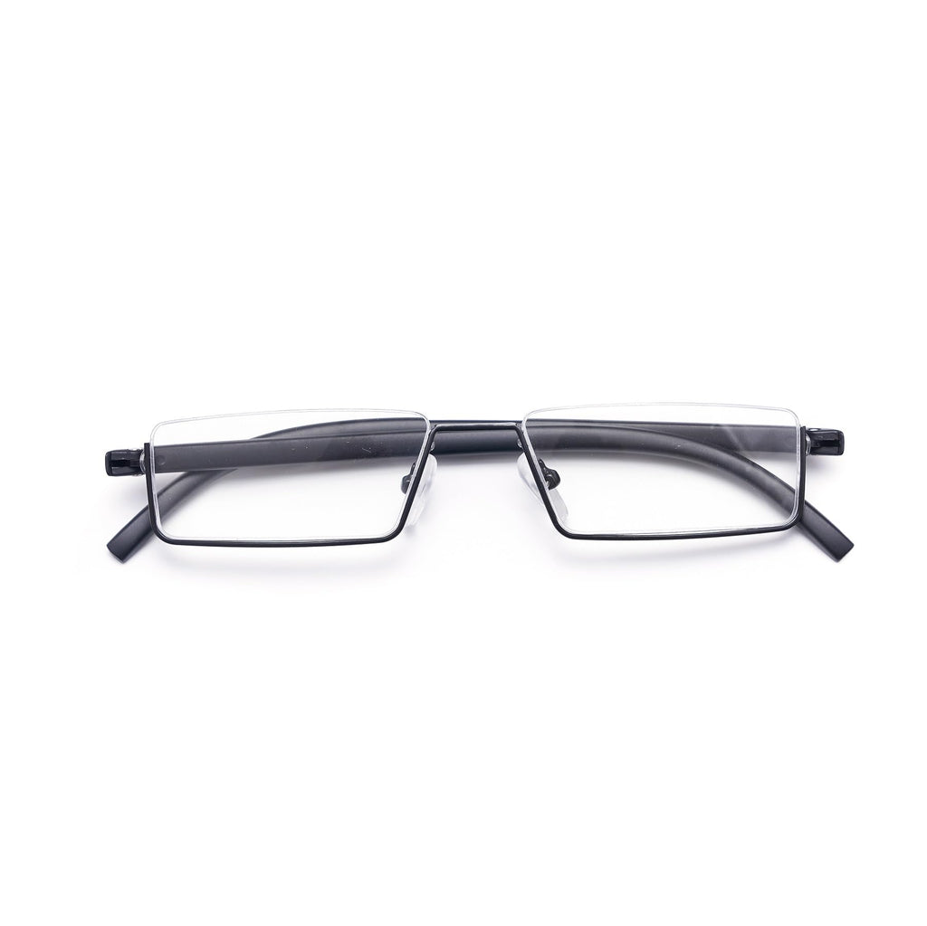 WENS JOOY 4 Pack Reading Glasses for Men Readers Blue Light Blocking with Case (Black, 1.5, multiplier_x)