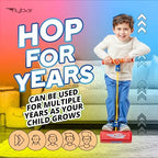 Flybar My First Foam Pogo Jumper for Kids Fun and Safe Pogo Stick for Toddlers, Durable Foam and Bungee Jumper for Ages 3 and up, Supports up to 250lbs