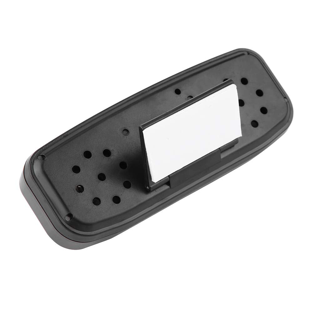 Car Thermometer, Hygrometer 3 in 1 Ball, Multi Functional Reading with Self Adhesive Tape, Black, Compact Size