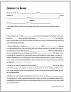 Adams Commercial Lease, Forms and Instructions (LF140),White