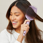 Conair Scalp Care Detangling Flexi Head Paddle Hairbrush - Massager for Curly Hair