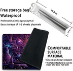 Playmat for MTG, with Free Storage Bags,Game Mat 24 x 14 inches, TCG and Board Game Mat for Cards(Regular,Magic Mat 14)