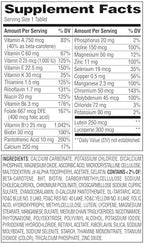 Equate Mature Adult 50+ One Daily Complete Multivitamin Compare to Centrum Silver (220 Ct) ( Pack of Two )