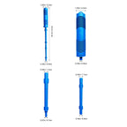OBMAO Spa Mineral Sticks for Hot Tub Supplies，Hot Tub Stick with 4 Months Lifetime Universal for Pool&Hot Tub (Blue,2PCS)
