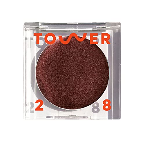 Tower 28 Beauty Bronzino Illuminating Cream Bronzer for Sensitive Skin – Moisturizing, Silicone-Free, Vegan and Cruelty-Free – Color PACIFIC COAST, Deep Bronze