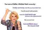 Joan Rivers Great Hair Day Root Touch Up Powder Duo - Root Cover Up Hair Powder for Thicker, Fuller Looking Hair - Fill-In Powder for Thinning Hair and Gray Hair Coverage (Red)