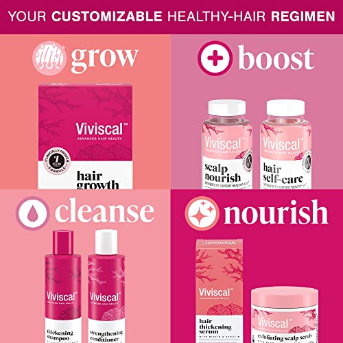 Viviscal Hair Thickening Serum, Instant Lightweight Hair Product, Leave-in Elixir for Thicker, Fuller Looking Hair, with Keratin & Biotin, 50ml (1.69 fl. oz.)