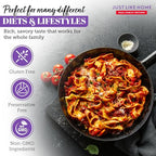 Just Like Home Premium Pasta Sauce 25oz - Mushroom Cabernet - Versatile & Socially Responsible Tomato Sauce - Thick Homemade Taste - All-Natural Non GMO Ingredients - Preservative & Gluten-Free