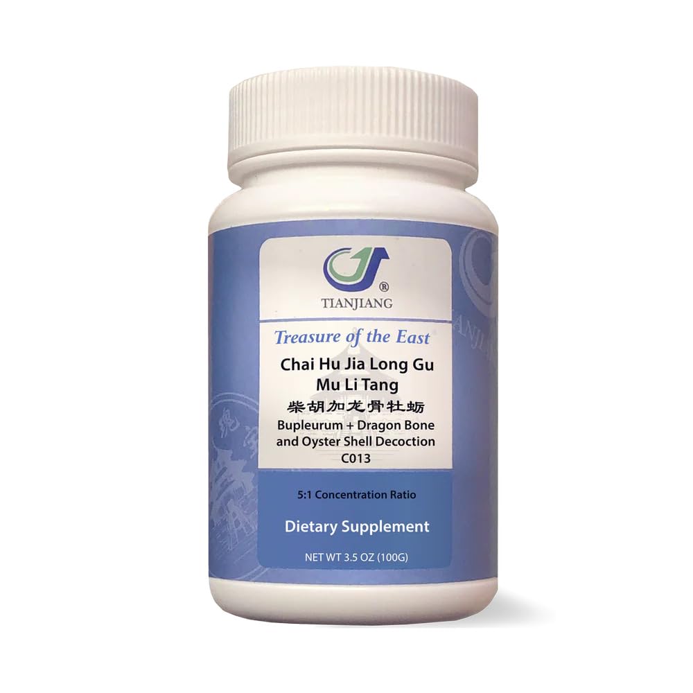 Treasure of the East, Bupleurum Plus Dragon Bone and Oyster Shell Decoction - Chai Hu Jia Long Gu Mu Li Tang Concentrated Herbal Extract Granules