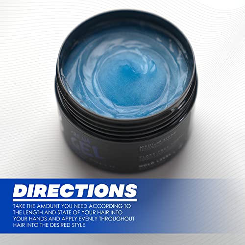 L3 Level 3 Cream Gel - Provides Volume and Medium Hold - With Vitamins to Nourish and Protect Hair Level Three Mens Hair Styling Cream