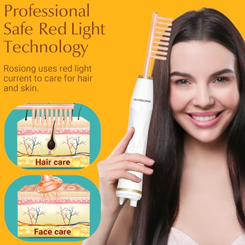 Hair Growth Comb - Rosiong Red Light Therapy Hair Growth Device Comb for Hair Loss and Alopecia