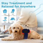 Red Infrared Light Therapy Belt for Pets Pain Relief, Portable Wearable Cold Laser Therapy Device for Dogs Tissue Repair, Joint & Back Pain