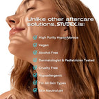 Studex Advanced 2-in-1 Piercing Aftercare & Cleanser – Hypochlorous Spray for Body and Ear Piercing, Hypoallergenic Formula for Sensitive Skin (Pack of 2)