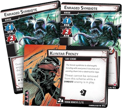 Marvel Champions The Card Game Venom HERO PACK - Superhero Strategy Game, Cooperative Game for Kids and Adults, Ages 14+, 1-4 Players, 45-90 Minute Playtime, Made by Fantasy Flight Games