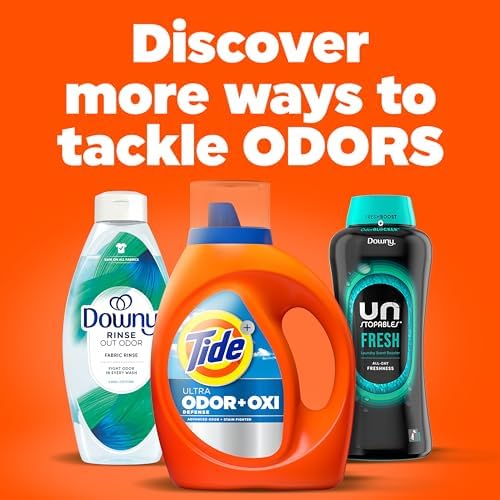 Tide Ultra Odor Defense Plus Oxi Liquid Laundry Detergent, 92 fl oz, 65 Loads, Advanced Odor and Stain Fighting Laundry Detergent Liquid