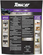 Tomcat Mouse Killer Refillable Bait Station with Advanced Formula Bait, 1 Station and 12 Poison Block Refills
