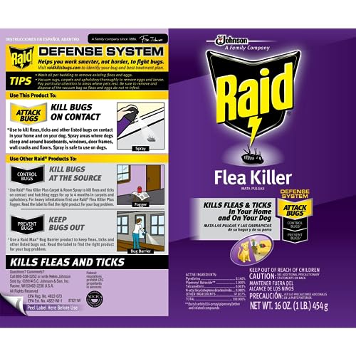 Raid Flea Killer 16 OZ (Pack of 3)