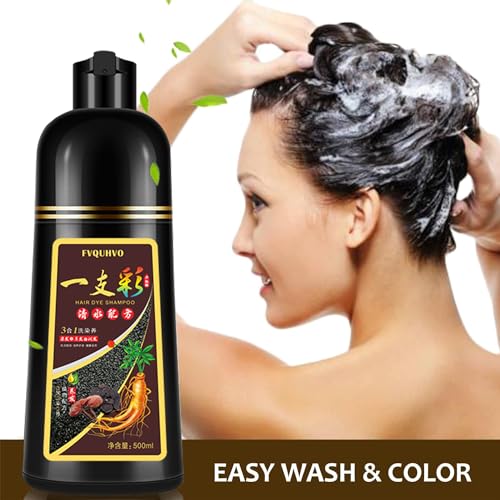Red Hair Dye Shampoo 3 in 1 - Instant Hair Color Shampoo, Red Hair Shampoo & Red Hair Dye, Long Lasting Red Shampoo, Color Shampoo Hair Dye, Champu con tinte para canas